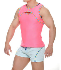 Frey Pride Tank Top + Harness (Pink)