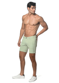 5" Jacquard Stretch Knit Short (Spruce)