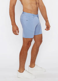 5" Stretch Knit Jean Short (Blue Rain)