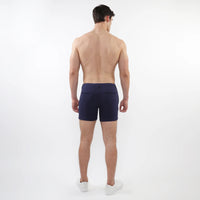 5" Textured Stretch Knit Short (Navy)
