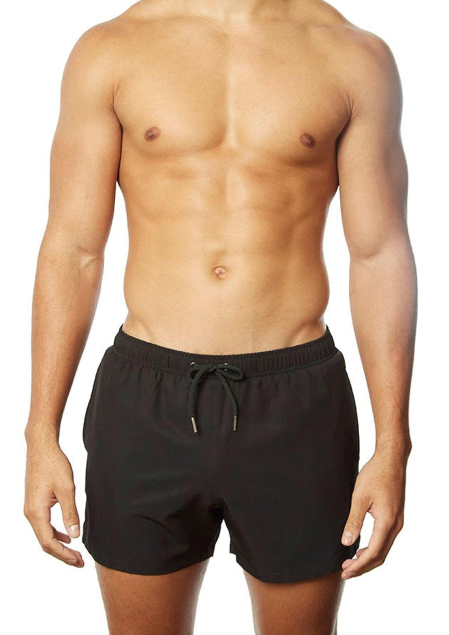 Solid Swim Short - 3.5" (Black)