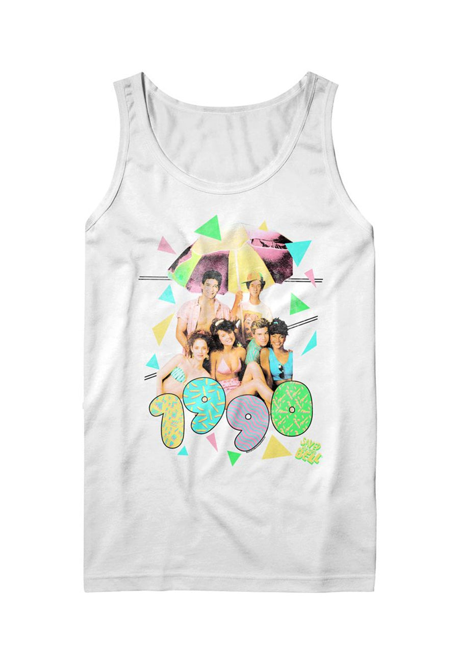 90s Saved by the Bell Tank (White)