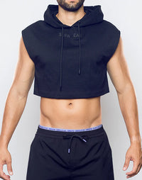 Cropped Hoodie (Black)