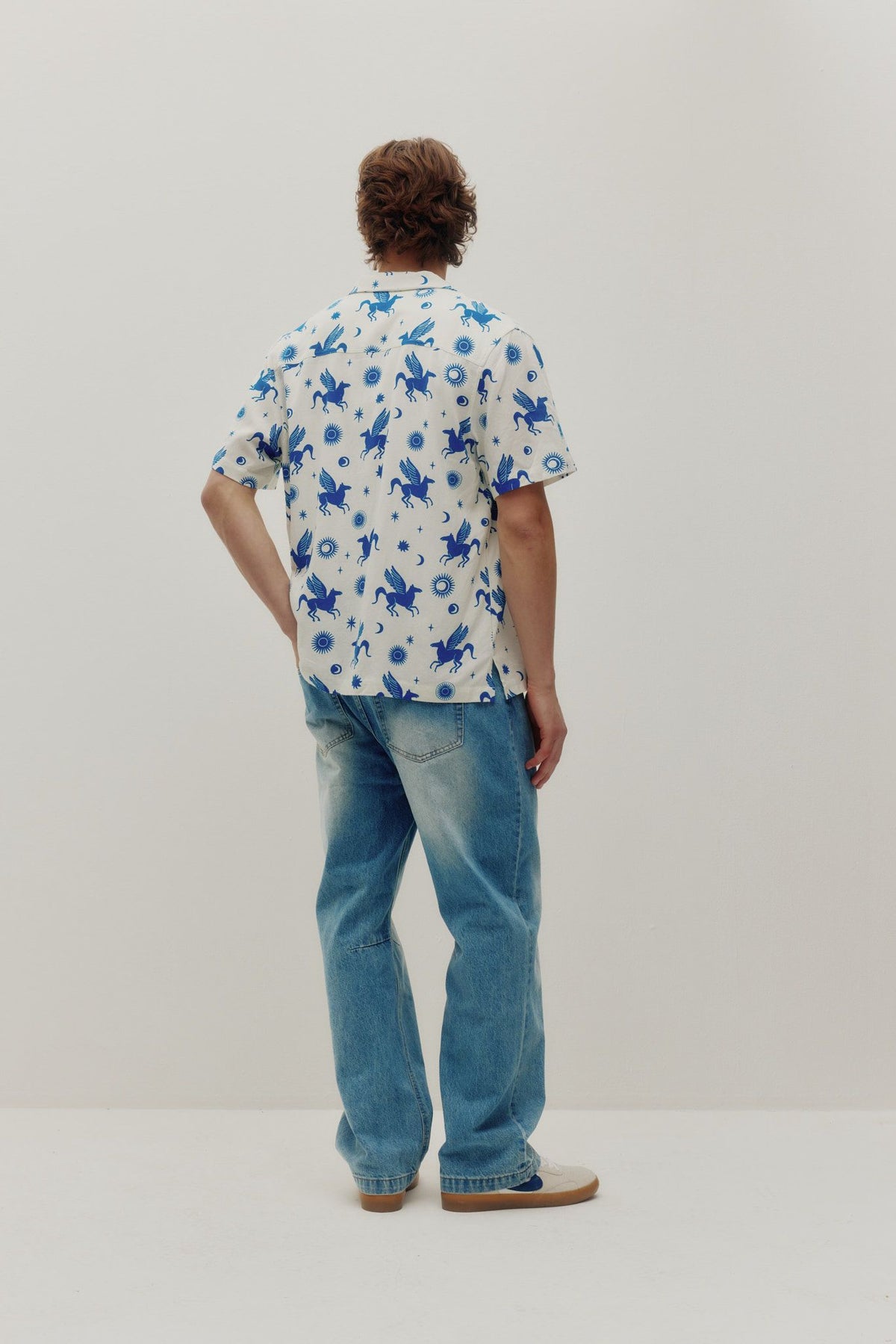 Linen Yacht Shirt (Pegasus Cream)