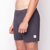 Lifeguard Swim Shorts w/Lining (Asphalt)