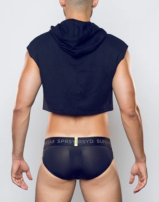 Cropped Hoodie (Black)