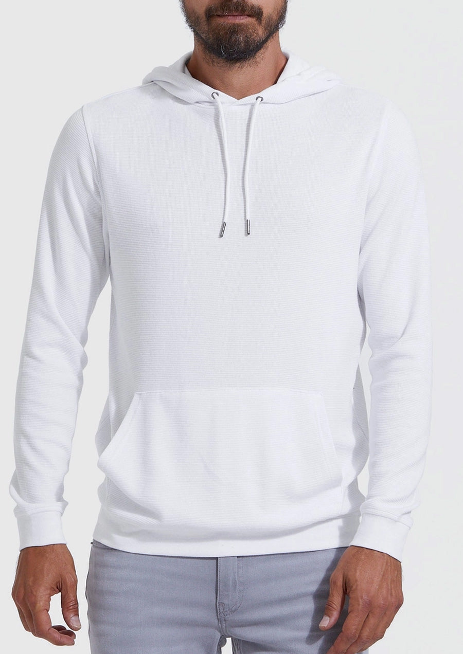 Waffle Hoodie (White)