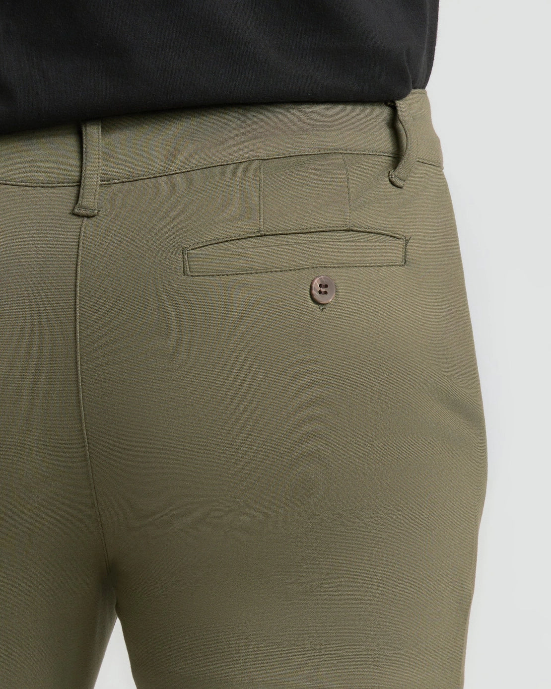 Slim Comfort Knit Chino (Military Green)