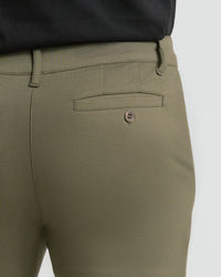 Slim Comfort Knit Chino (Military Green)