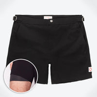 Lifeguard Swim Shorts w/Lining (Black)