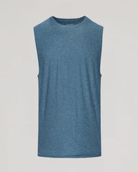 Sleeveless Active Muscle Tee (Baltic)