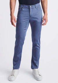 Textured Stretch 5-Pocket Jeans (Pacific Blue)