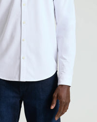 Stretch Oxford (White)
