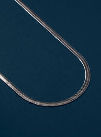 Waterproof 3mm Herringbone Snake Style Chain Necklace