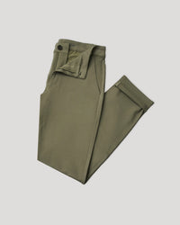 Slim Comfort Knit Chino (Military Green)