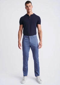 Textured Stretch 5-Pocket Jeans (Pacific Blue)