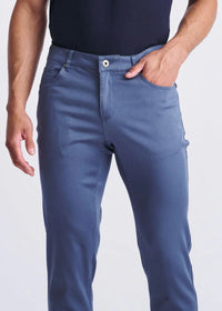 Textured Stretch 5-Pocket Jeans (Pacific Blue)