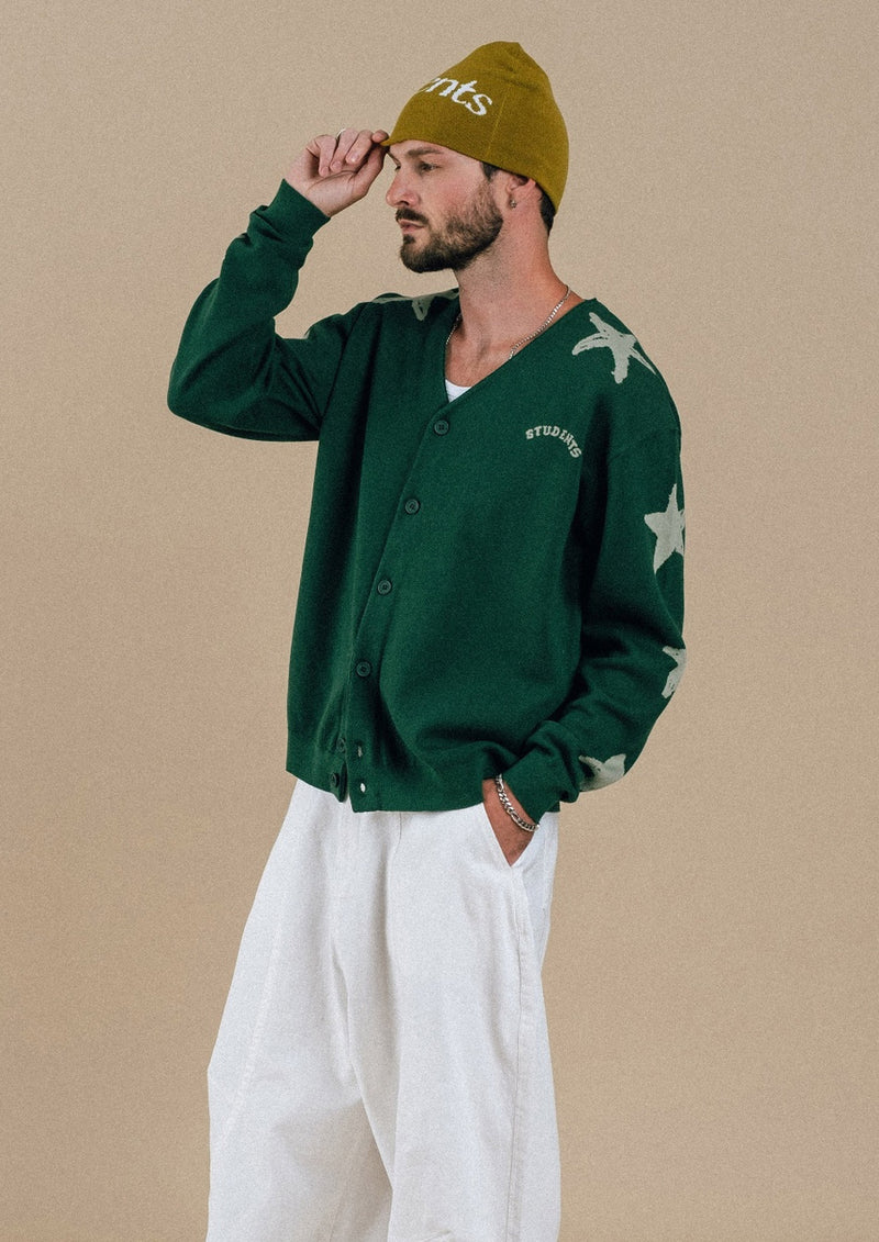 Dexter Cardigan Sweater (Green)