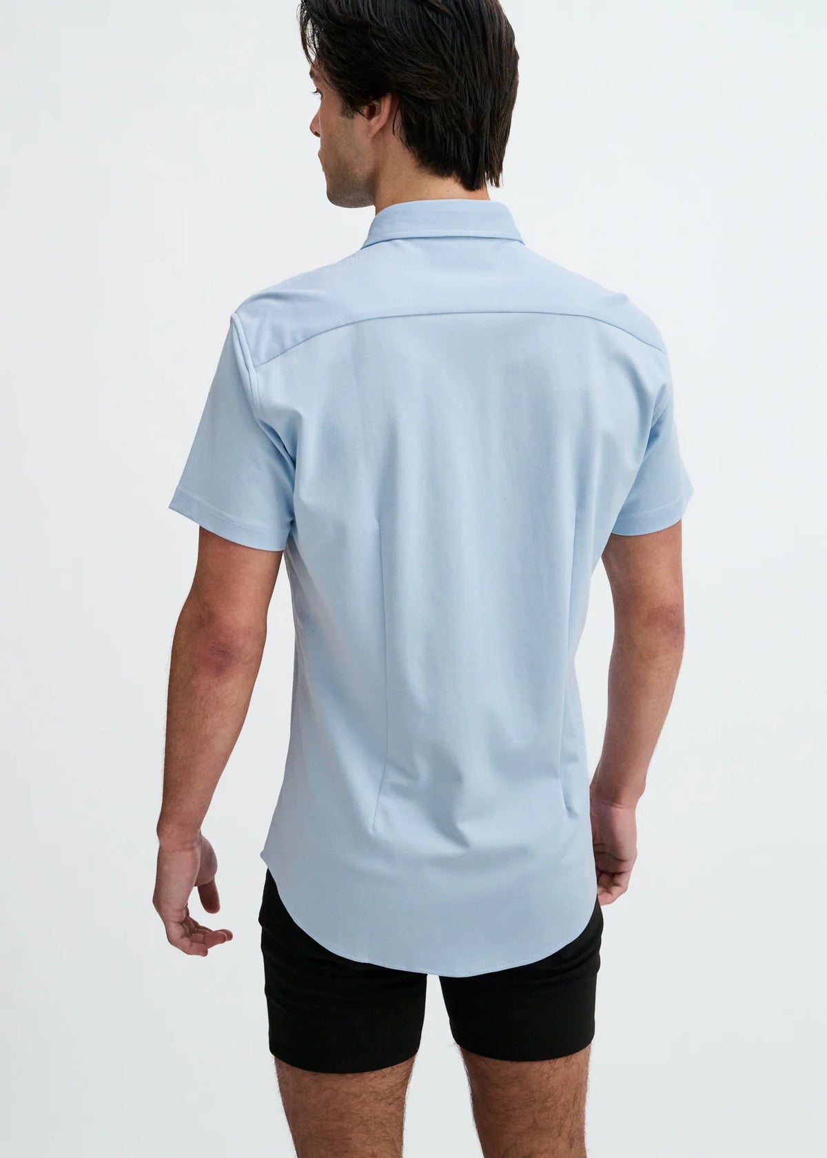 Stretch Jersey Knit Shirt (Mystic)