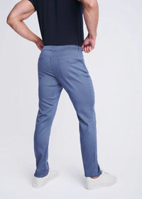 Textured Stretch 5-Pocket Jeans (Pacific Blue)