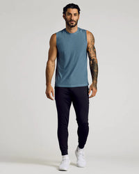 Sleeveless Active Muscle Tee (Baltic)