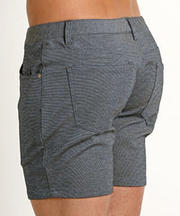Stretch Knit Shorts (5" inseam) (Grey)