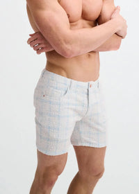 Limited Edition Tweed Jacquard Shorts (Blue)