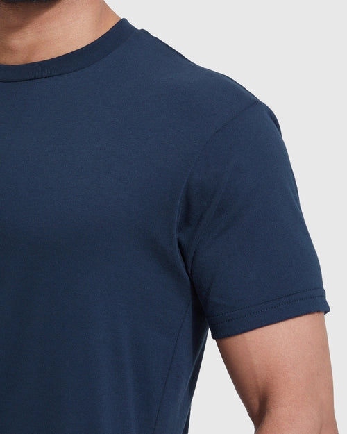 Short Sleeve Crew T-Shirt (Navy)