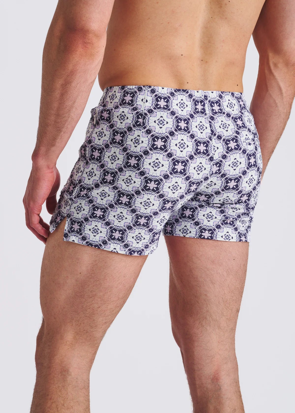 Printed Swim Shorts (Lilac/Purple)