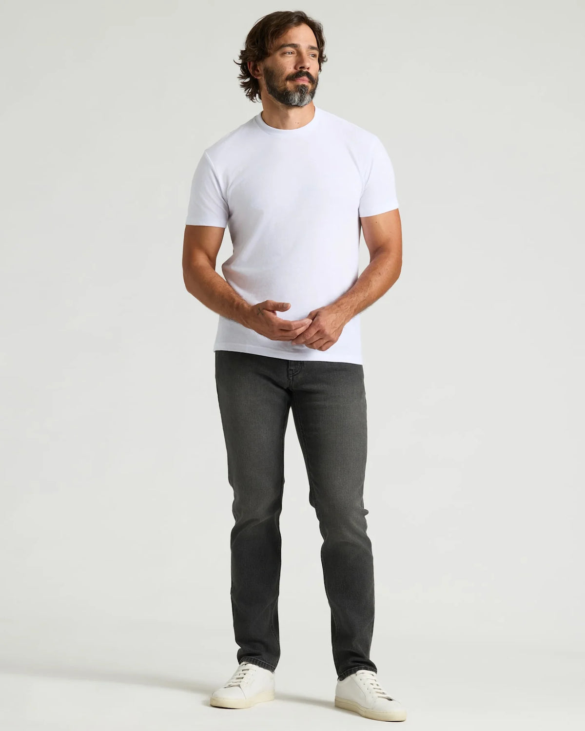 Slim Low Stretch Jeans (Grey Wash)