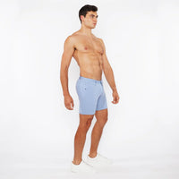5" Stretch Knit Jean Short (Blue Rain)