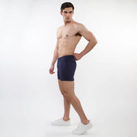 5" Textured Stretch Knit Short (Navy)