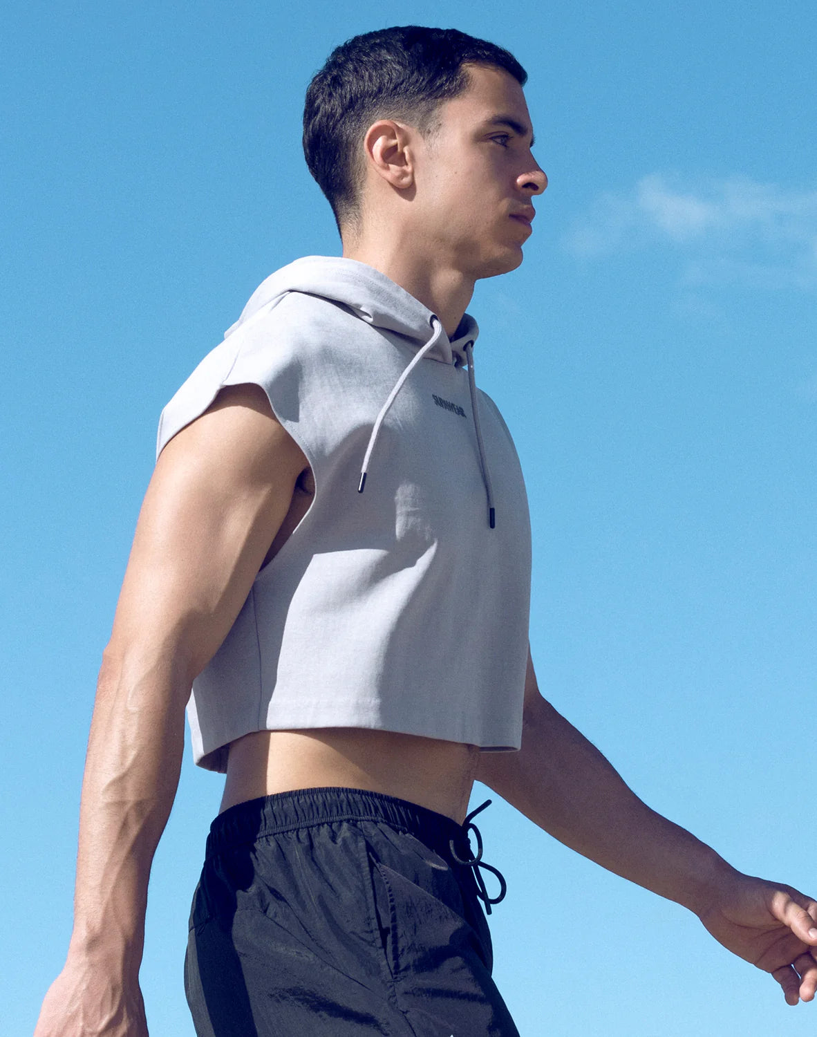 Cropped Hoodie (Grey)