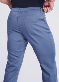 Textured Stretch 5-Pocket Jeans (Pacific Blue)