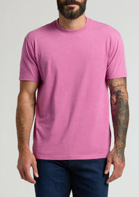 Short Sleeve Crew T-Shirt (Heather Magenta)