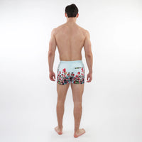 Classic Printed Swim Shorts (Mint Floral)