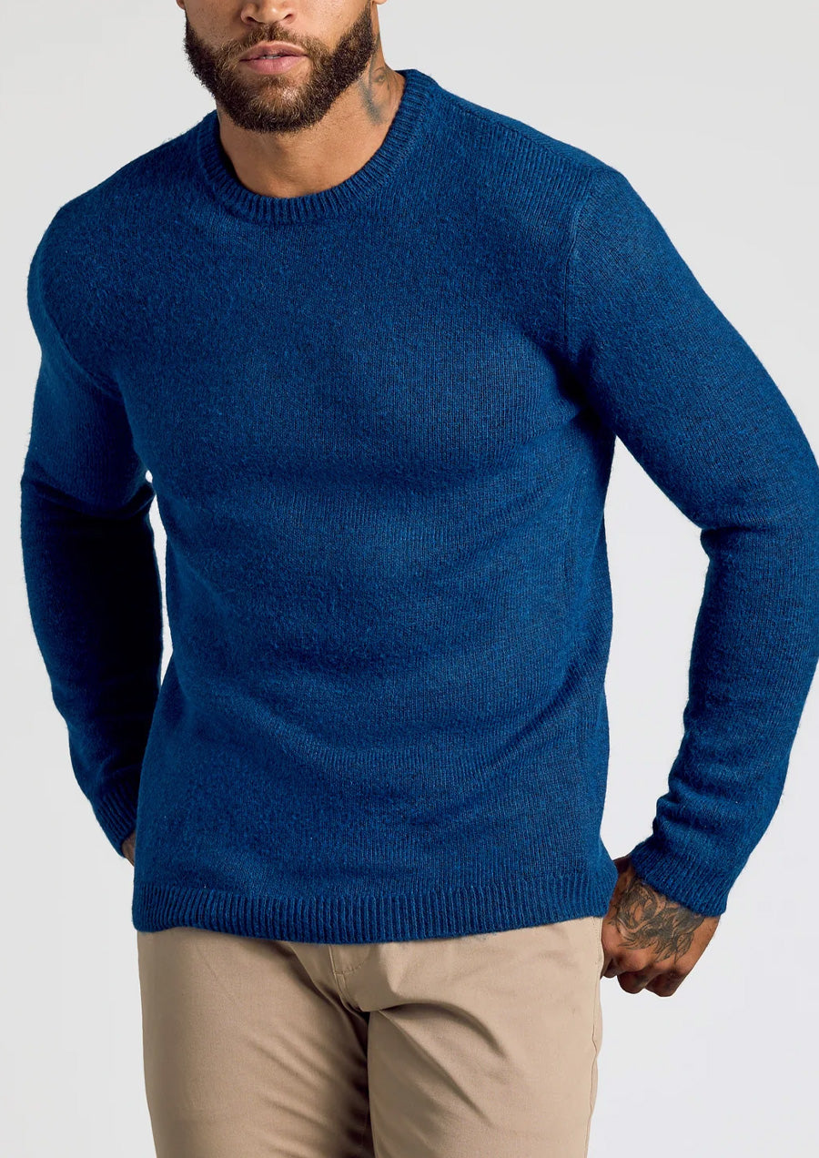 Marled Crew Neck Sweater (Heather Fiord)