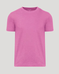 Short Sleeve Crew T-Shirt (Heather Magenta)