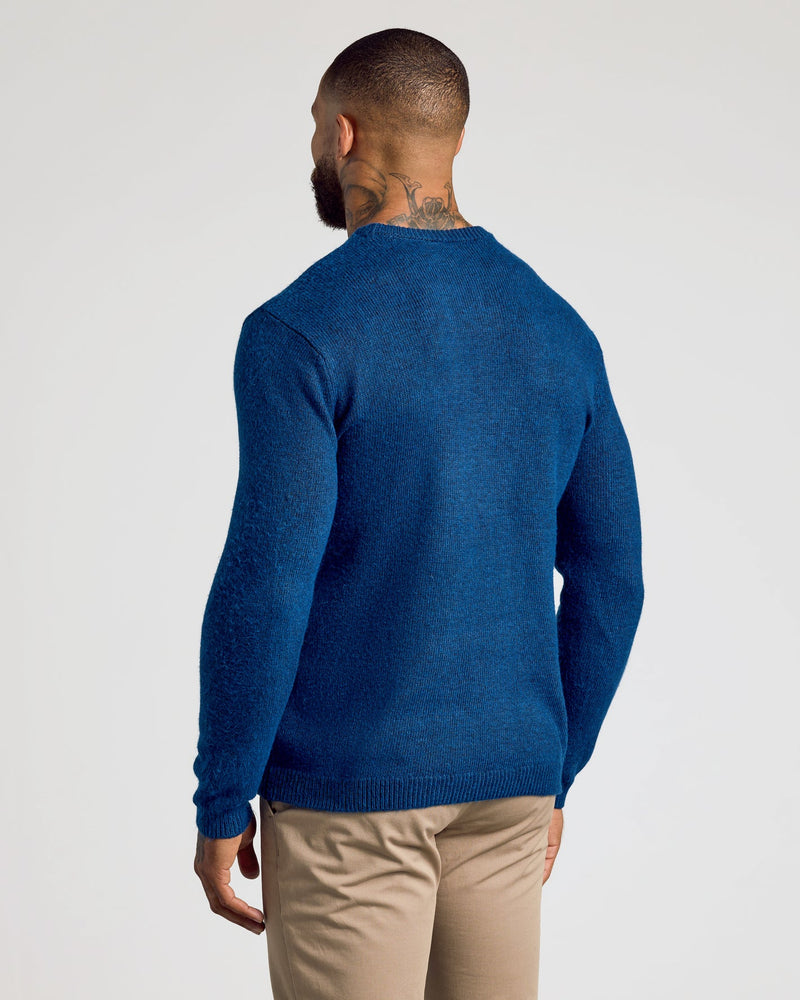 Marled Crew Neck Sweater (Heather Fiord)