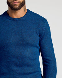 Marled Crew Neck Sweater (Heather Fiord)
