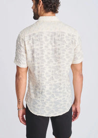 Lightweight Jacquard Shirt (Cream)