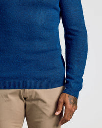 Marled Crew Neck Sweater (Heather Fiord)