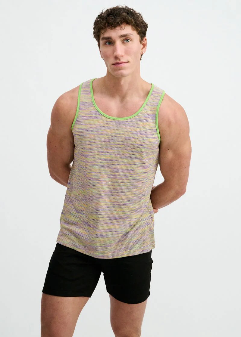 Textured Knit Tank (Grass)