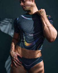 Printed Pride Crop Tee