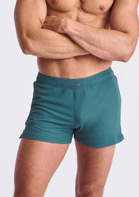 Seersucker Swim Shorts (Viridian)