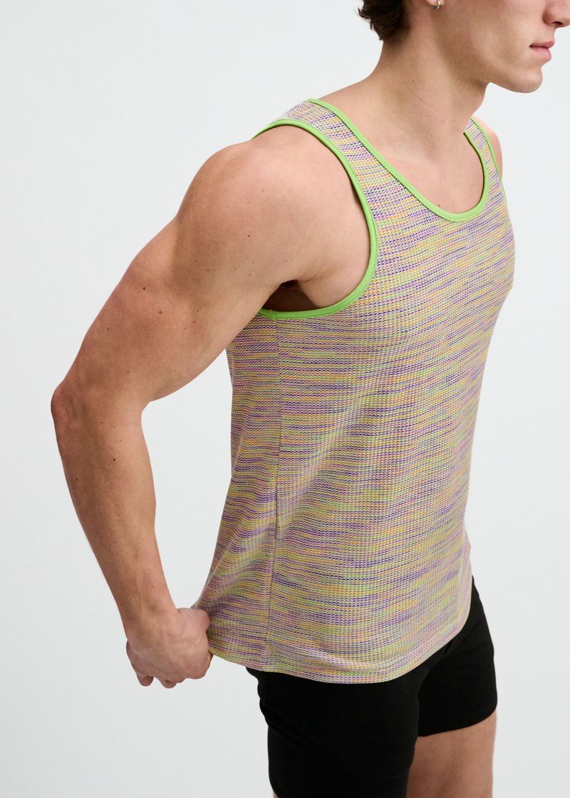 Textured Knit Tank (Grass)