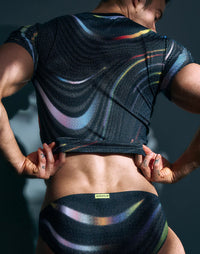 Printed Pride Crop Tee