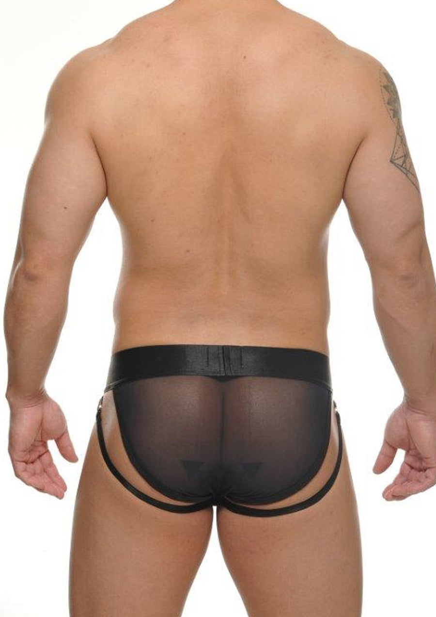 Corrado Mesh Tanga (Navy)