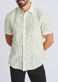 Lightweight Jacquard Shirt (Cool Mint)