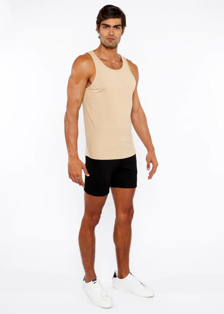 Rib Modal Tank (Camel)
